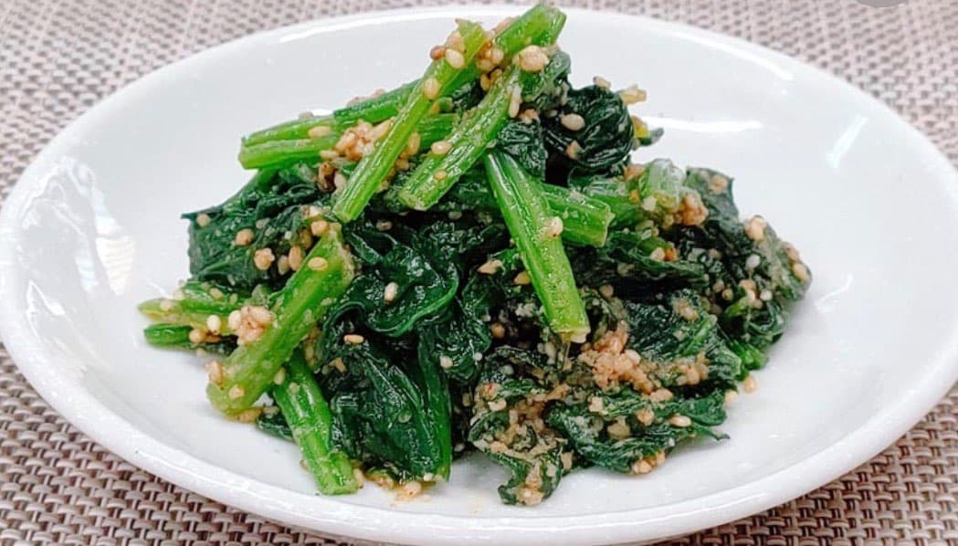 Sesam-Spinat