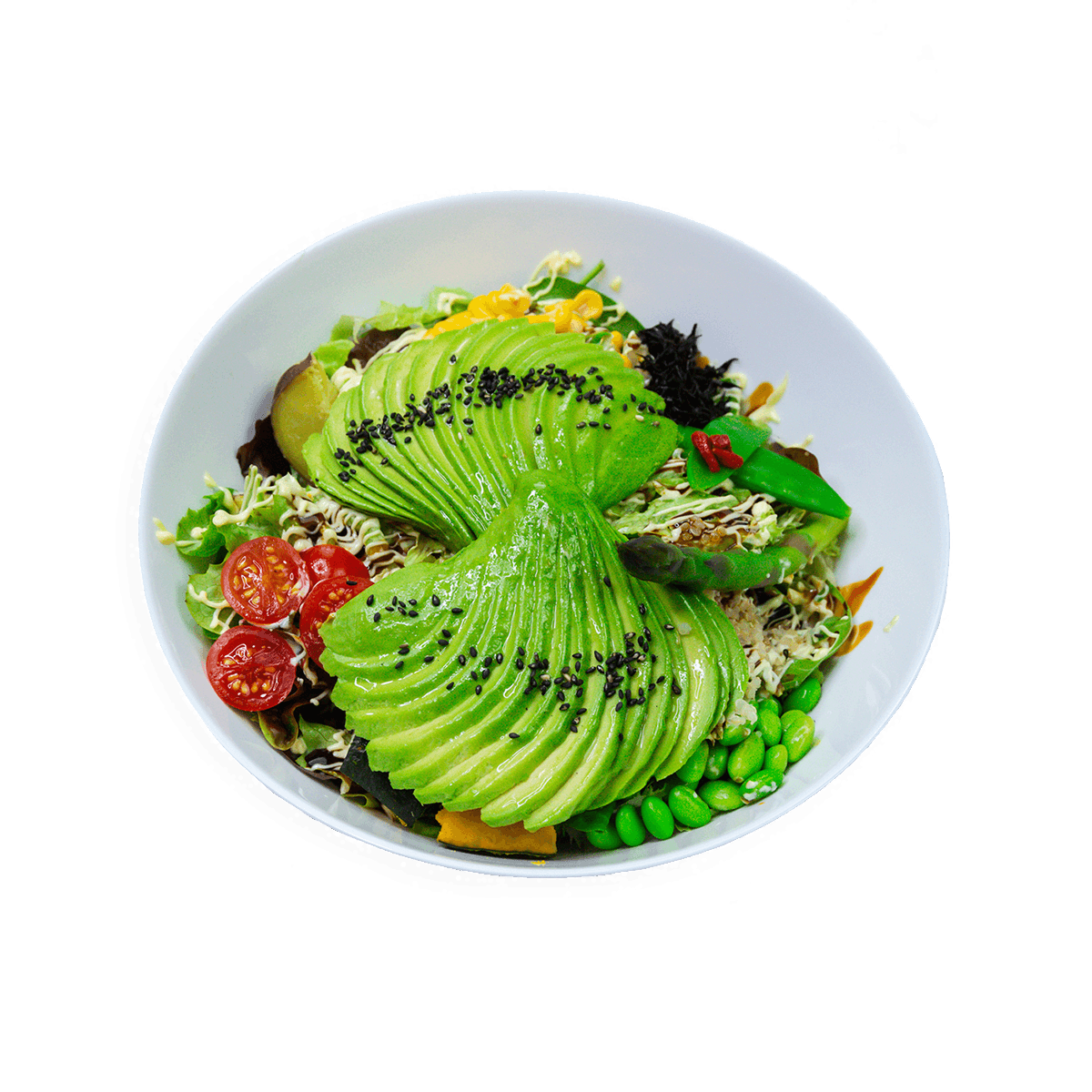 Fresh Avocado Salad Bowl